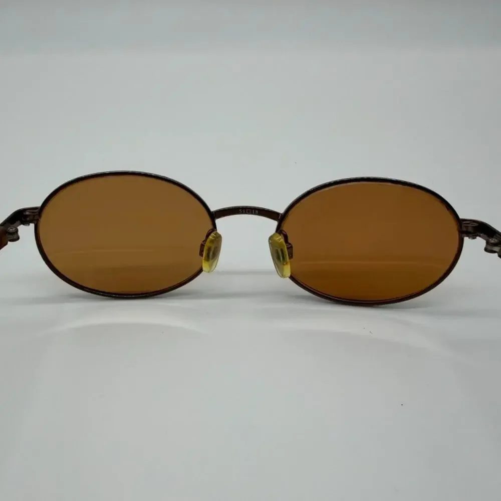 Capezio Shiny Copper Metal Oval Eyeglasses FRAME ONLY - Model 15 51-18-140